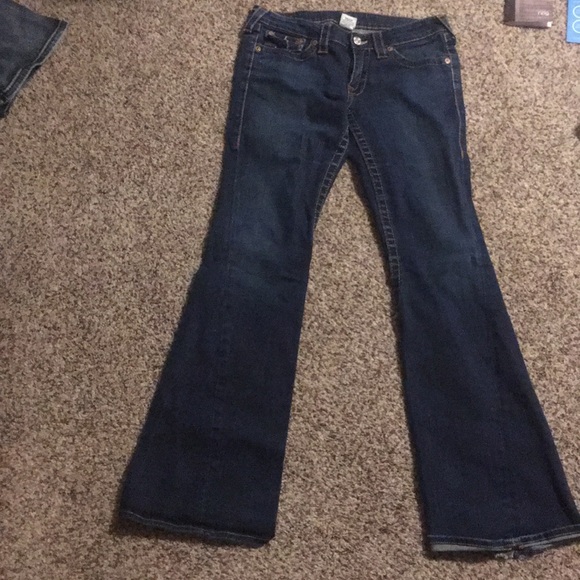 Slightly worn True Religion Boot cut Jeans size 30 - Picture 1 of 5